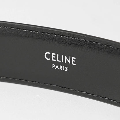 CELINE メンズ ベルト BC 14 25MM 45BLD3A01 BLACK ブラック 38SI