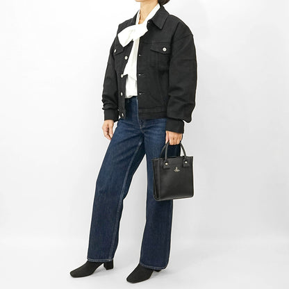 Vivienne Westwood レディース ショルダーバッグ TEDDY SMALL TOTE CROSSBODY 4803000DU S000D BLACK ブラック N403