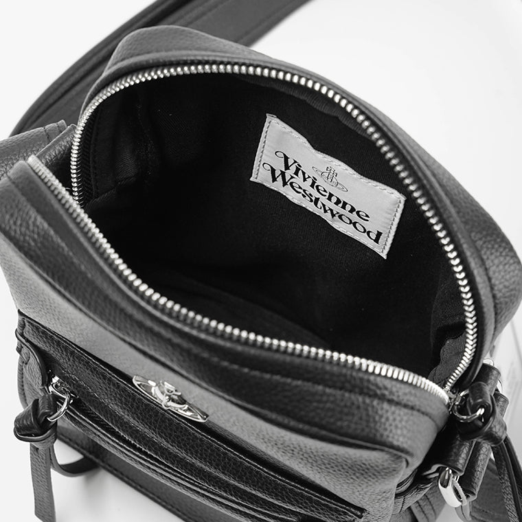 Vivienne Westwood レディース メンズ ショルダーバッグ JACKSON CROSSBODY SATCHEL S 4803000WU S000D BLACK ブラック N403