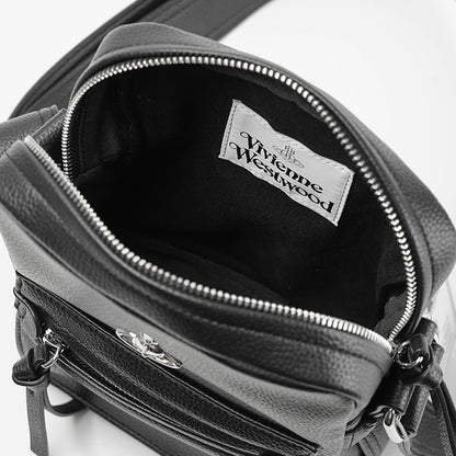 Vivienne Westwood レディース メンズ ショルダーバッグ JACKSON CROSSBODY SATCHEL S 4803000WU S000D BLACK ブラック N403