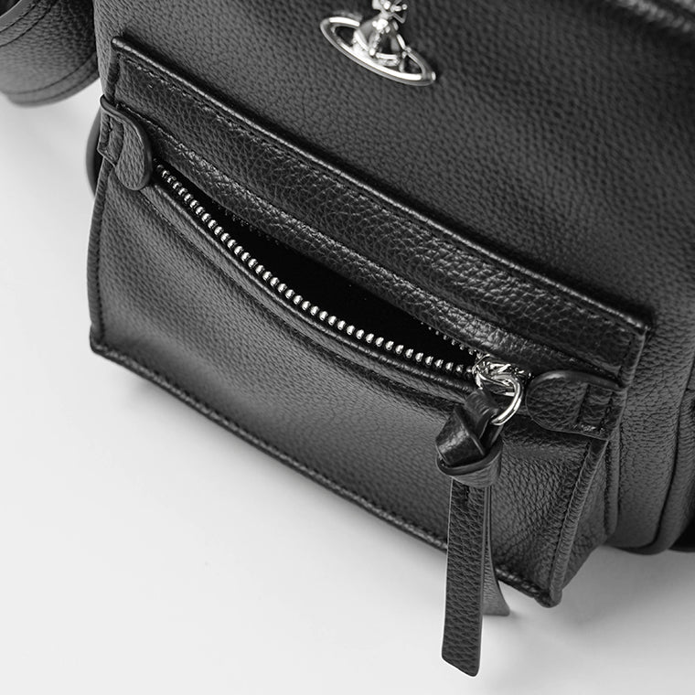 Vivienne Westwood レディース メンズ ショルダーバッグ JACKSON CROSSBODY SATCHEL S 4803000WU S000D BLACK ブラック N403