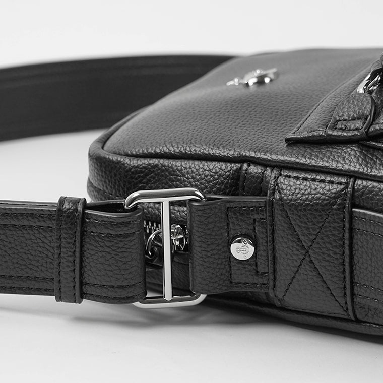 Vivienne Westwood レディース メンズ ショルダーバッグ JACKSON CROSSBODY SATCHEL S 4803000WU S000D BLACK ブラック N403