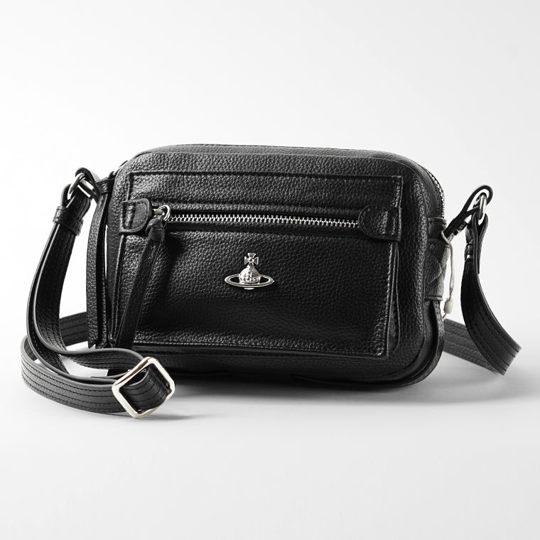 Vivienne Westwood レディース メンズ ショルダーバッグ HANNAH CROSSBODY 48030019U S000D BLACK ブラック N403