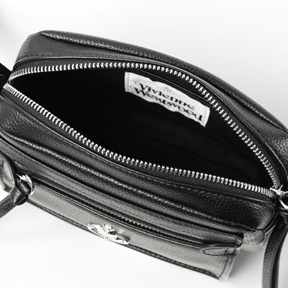 Vivienne Westwood レディース メンズ ショルダーバッグ HANNAH CROSSBODY 48030019U S000D BLACK ブラック N403