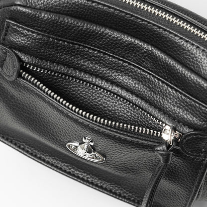 Vivienne Westwood レディース メンズ ショルダーバッグ HANNAH CROSSBODY 48030019U S000D BLACK ブラック N403