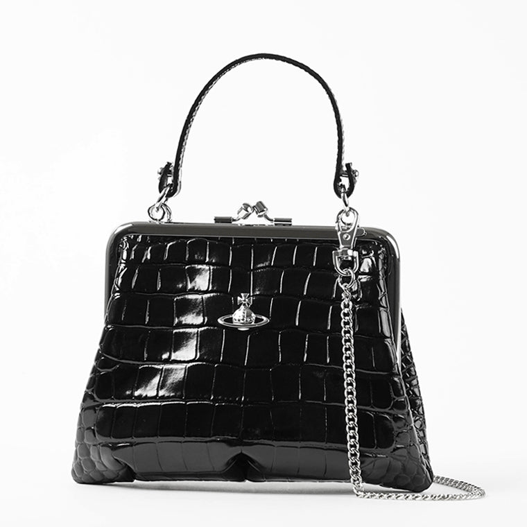 Vivienne Westwood レディース ショルダーバッグ GRANNY FRAME PURSE 4B010007W L0098 BLACK ブラック N401