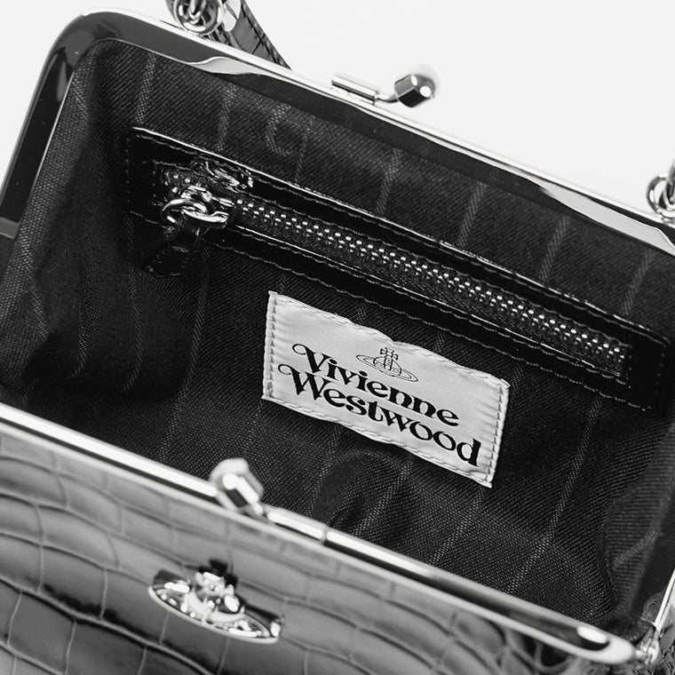 Vivienne Westwood レディース ショルダーバッグ GRANNY FRAME PURSE 4B010007W L0098 BLACK ブラック N401