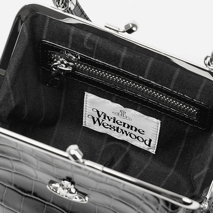 Vivienne Westwood レディース ショルダーバッグ GRANNY FRAME PURSE 4B010007W L0098 BLACK ブラック N401