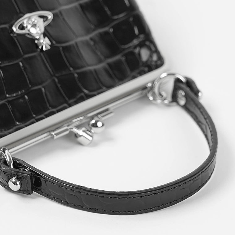 Vivienne Westwood レディース ショルダーバッグ GRANNY FRAME PURSE 4B010007W L0098 BLACK ブラック N401