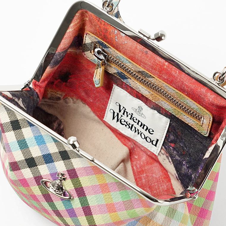 Vivienne Westwood レディース ショルダーバッグ GRANNY FRAME PURSE 4B010007W S001S HEATHER PLAID マルチ O315