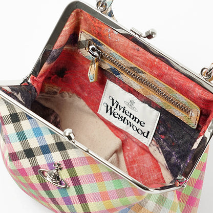 Vivienne Westwood レディース ショルダーバッグ GRANNY FRAME PURSE 4B010007W S001S HEATHER PLAID マルチ O315