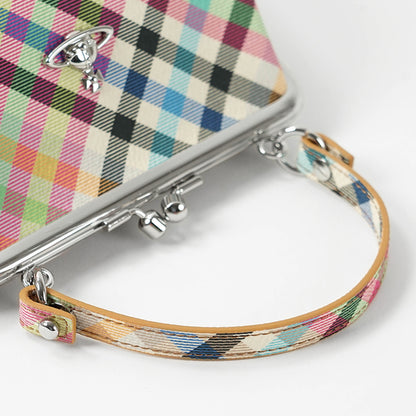 Vivienne Westwood レディース ショルダーバッグ GRANNY FRAME PURSE 4B010007W S001S HEATHER PLAID マルチ O315