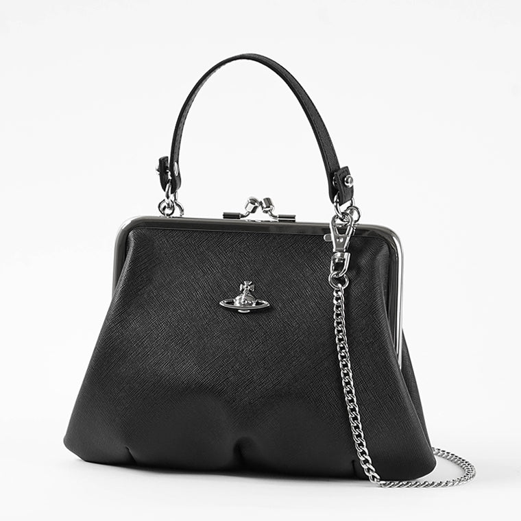 Vivienne Westwood レディース ショルダーバッグ GRANNY FRAME PURSE 4B010007W S0021 BLACK ブラック N401