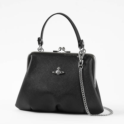 Vivienne Westwood レディース ショルダーバッグ GRANNY FRAME PURSE 4B010007W S0021 BLACK ブラック N401