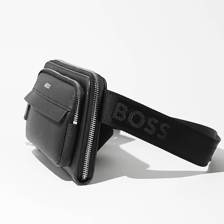 HUGO BOSS メンズ ベルトバッグ ZAIR CROSSOVER 50530098 ブラック 001