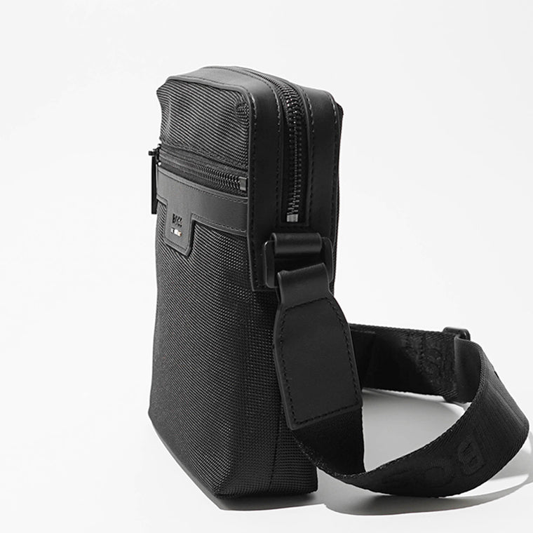 HUGO BOSS メンズ ショルダーバッグ RAY N NS ZIP 50536169 ブラック 001