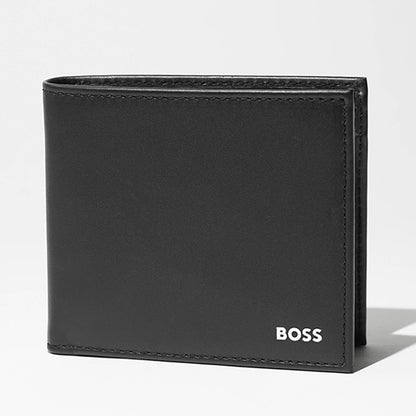 【2026SS SUMMER SALE】HUGO BOSS メンズ 2つ折り財布 RANDY 4CC COIN 50546152 ブラック 001