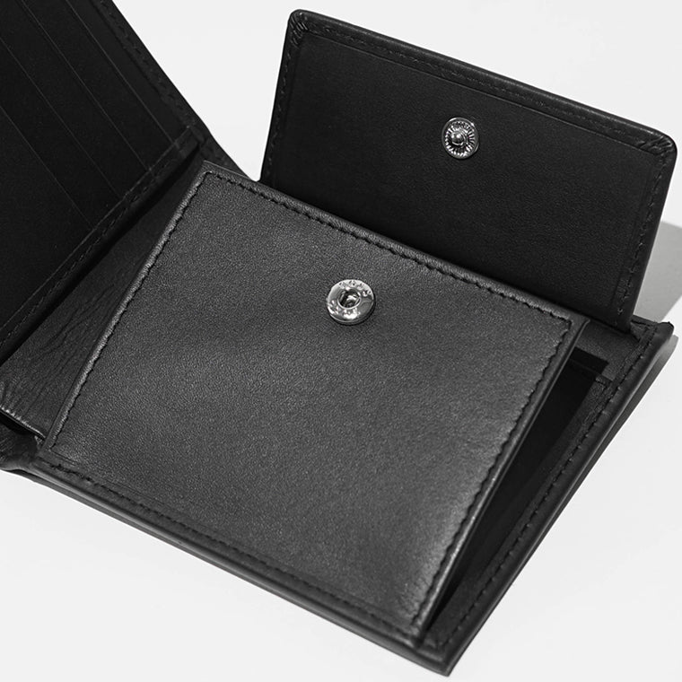 【2026SS SUMMER SALE】HUGO BOSS メンズ 2つ折り財布 RANDY 4CC COIN 50546152 ブラック 001