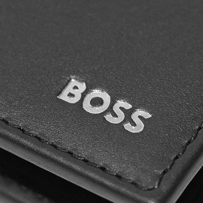 【2026SS SUMMER SALE】HUGO BOSS メンズ 2つ折り財布 RANDY 4CC COIN 50546152 ブラック 001