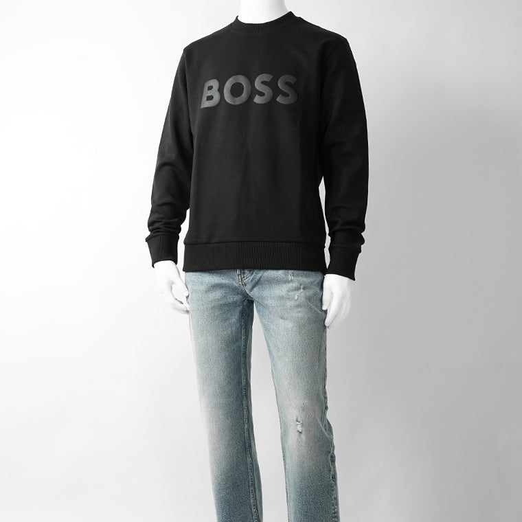 HUGO BOSS メンズ スウェットシャツ SALBO 50555516 ブラック 001
