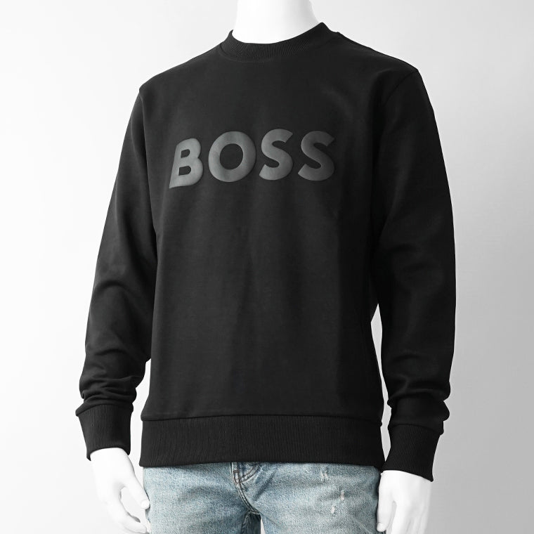 HUGO BOSS メンズ スウェットシャツ SALBO 50555516 ブラック 001
