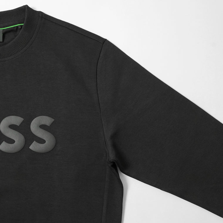HUGO BOSS メンズ スウェットシャツ SALBO 50555516 ブラック 001