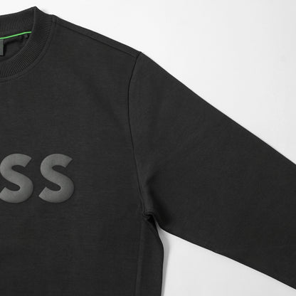 HUGO BOSS メンズ スウェットシャツ SALBO 50555516 ブラック 001
