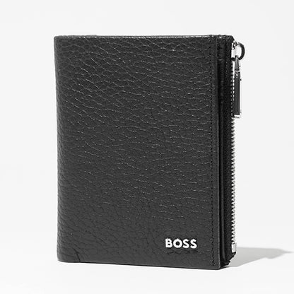 【2026SS SUMMER SALE】HUGO BOSS メンズ 2つ折り財布 NEW CROSSTOWN BIFZIP 50563612 ブラック 001
