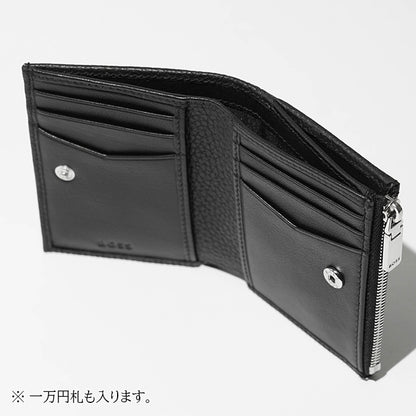 【2026SS SUMMER SALE】HUGO BOSS メンズ 2つ折り財布 NEW CROSSTOWN BIFZIP 50563612 ブラック 001