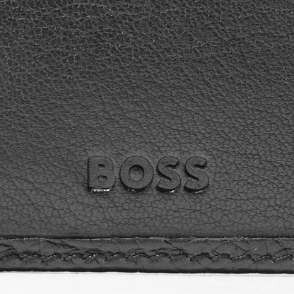 【2026SS SUMMER SALE】HUGO BOSS メンズ 2つ折り財布 NEW CROSSTOWN BIFZIP 50563612 ブラック 001