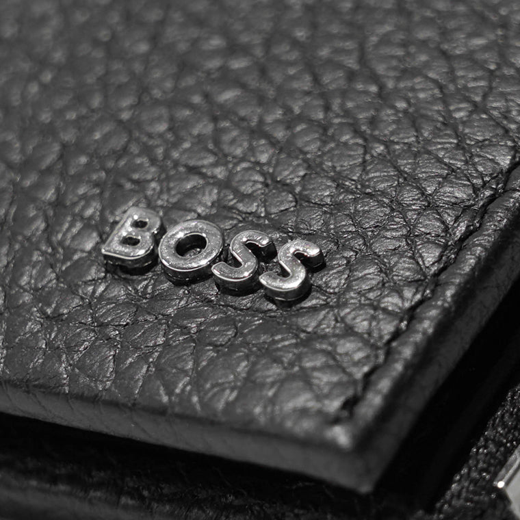 【2026SS SUMMER SALE】HUGO BOSS メンズ 2つ折り財布 NEW CROSSTOWN BIFZIP 50563612 ブラック 001