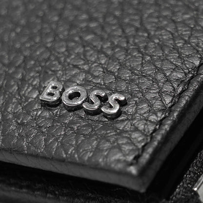 【2026SS SUMMER SALE】HUGO BOSS メンズ 2つ折り財布 NEW CROSSTOWN BIFZIP 50563612 ブラック 001