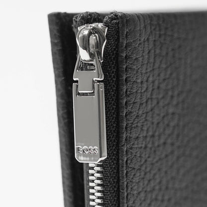 【2026SS SUMMER SALE】HUGO BOSS メンズ 2つ折り財布 NEW CROSSTOWN BIFZIP 50563612 ブラック 001