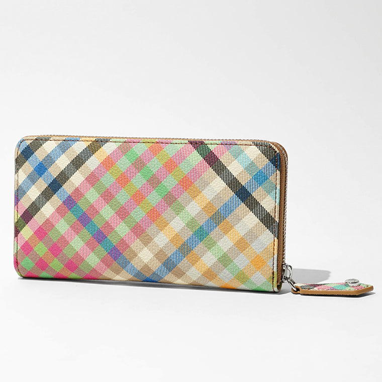 Vivienne Westwood レディース 長財布 CLASSIC ZIP ROUND WALLET 5106005BW S001S HEATHER PLAID マルチ O315
