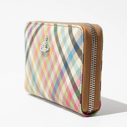 Vivienne Westwood レディース 長財布 CLASSIC ZIP ROUND WALLET 5106005BW S001S HEATHER PLAID マルチ O315