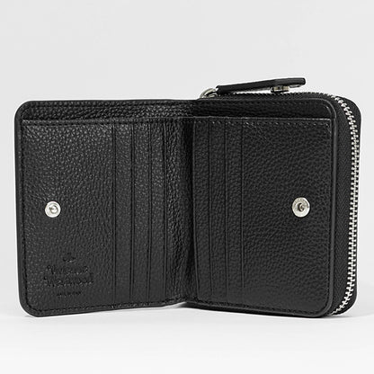 Vivienne Westwood レディース メンズ 2つ折り財布 MEDIUM ZIP WALLET 5107004JU S000D BLACK ブラック N403