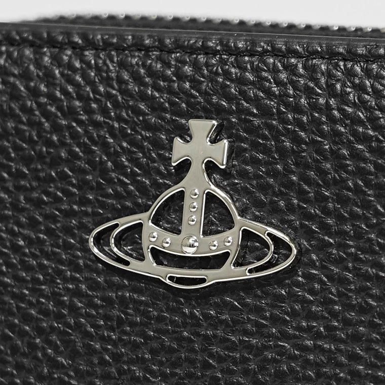 Vivienne Westwood レディース メンズ 2つ折り財布 MEDIUM ZIP WALLET 5107004JU S000D BLACK ブラック N403