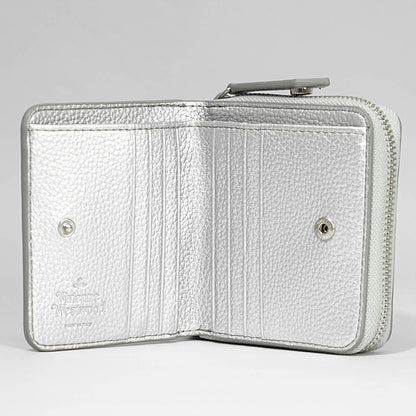 Vivienne Westwood レディース メンズ 2つ折り財布 MEDIUM ZIP WALLET 5107004JU S000D SILVER シルバー Q401