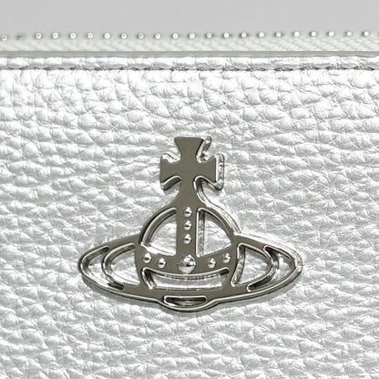 Vivienne Westwood レディース メンズ 2つ折り財布 MEDIUM ZIP WALLET 5107004JU S000D SILVER シルバー Q401