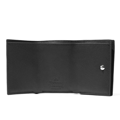 Vivienne Westwood レディース 3つ折り財布 LEATHER STUDS TRIFOLD WALLET 51070054M L00DN BLACK ブラック N402