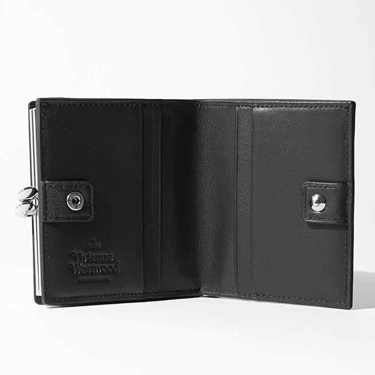 Vivienne Westwood 財布 Vivian Westwood Vivienne Westwood bifold wallet embossed crocodile lea