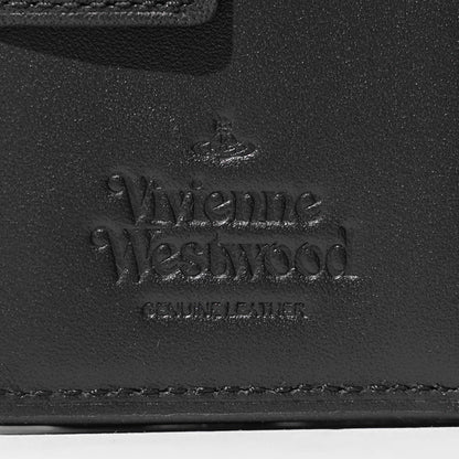 Vivienne Westwood レディース 2つ折り財布 LEATHER STUDS CLASP BIFOLD WALLET 51070056M L00DN BLACK ブラック N402
