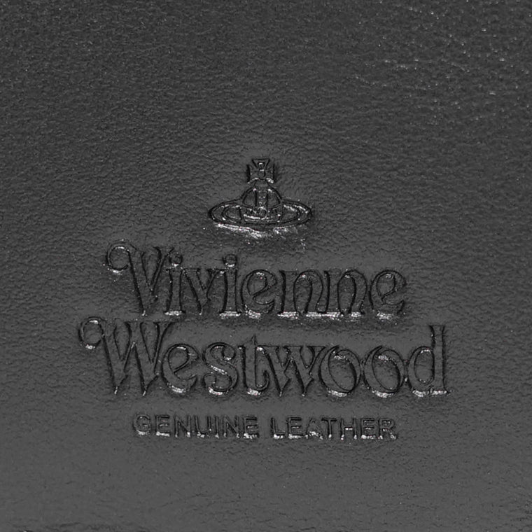 Vivienne Westwood レディース 3つ折り財布 EMBOSS CROC LEATHER ENVELOPE BILLFOLD 5115002EW L0098 BLACK ブラック N401