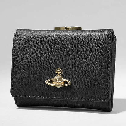 Vivienne Westwood レディース メンズ 3つ折り財布 SMALL FRAME WALLET 5115002MW L001N BLACK ブラック N402