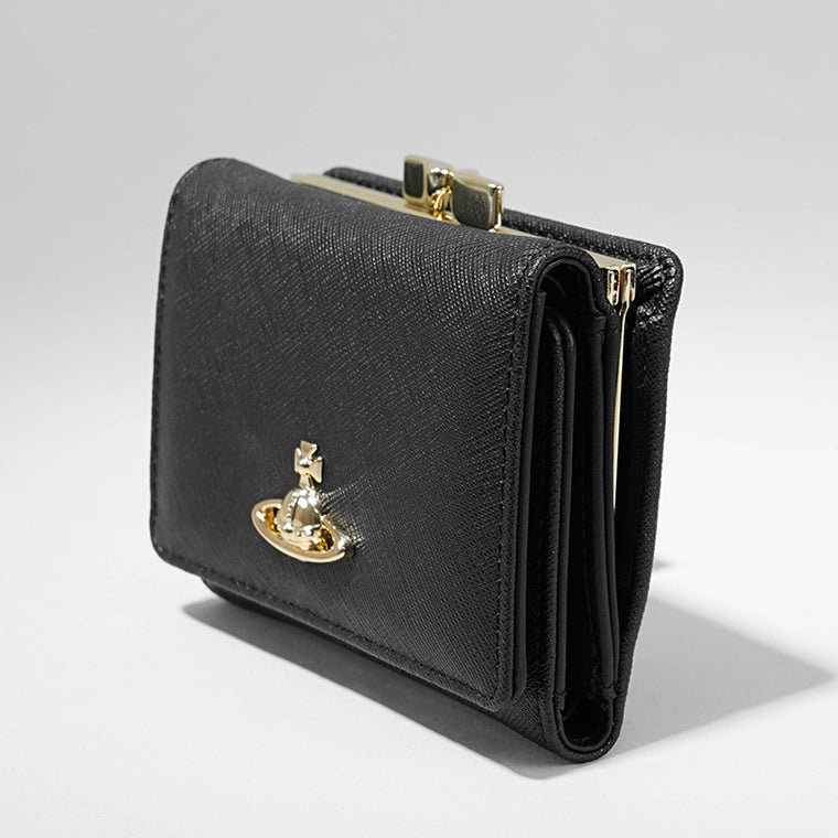 Vivienne Westwood レディース メンズ 3つ折り財布 SMALL FRAME WALLET 5115002MW L001N BLACK ブラック N402
