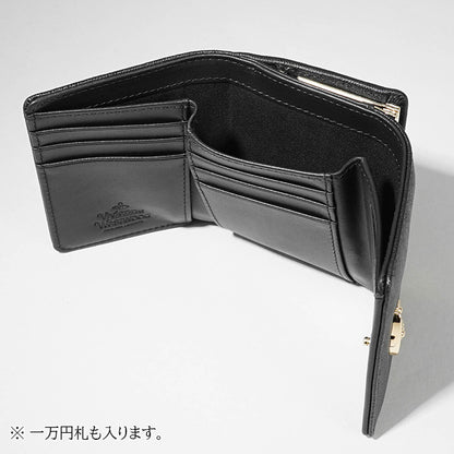 Vivienne Westwood レディース メンズ 3つ折り財布 SMALL FRAME WALLET 5115002MW L001N BLACK ブラック N402