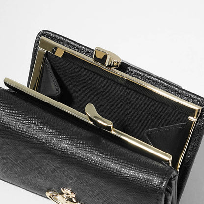 Vivienne Westwood レディース メンズ 3つ折り財布 SMALL FRAME WALLET 5115002MW L001N BLACK ブラック N402