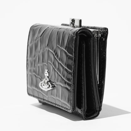 Vivienne Westwood レディース メンズ 3つ折り財布 SMALL FRAME WALLET 5115002MW L0098 BLACK ブラック N401