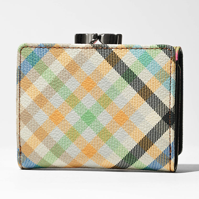 Vivienne Westwood レディース 3つ折り財布 SMALL FRAME WALLET 5115002MW S001S HEATHER PLAID マルチ O315