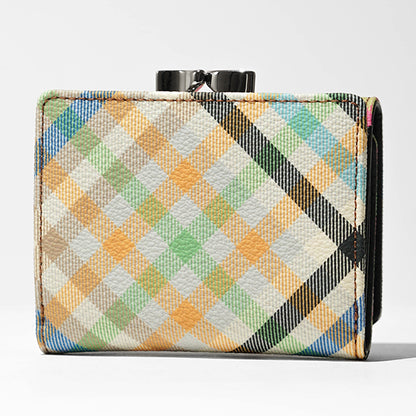 Vivienne Westwood レディース 3つ折り財布 SMALL FRAME WALLET 5115002MW S001S HEATHER PLAID マルチ O315